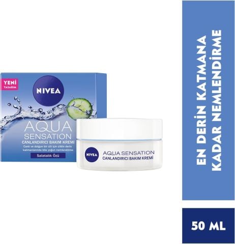 Nivea Aqua Sensation Canlandırıcı Bakım Kremi 50 ml