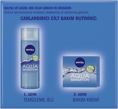 Nivea Aqua Sensation Canlandırıcı Bakım Kremi 50 ml