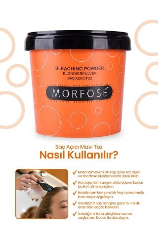 Morfose Saç Açıcı Toz Mavi 1000 g