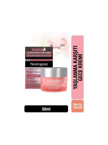 Neutrogena Bright Boost Yaşlanma Karşıtı Gece Kremi 50 Ml