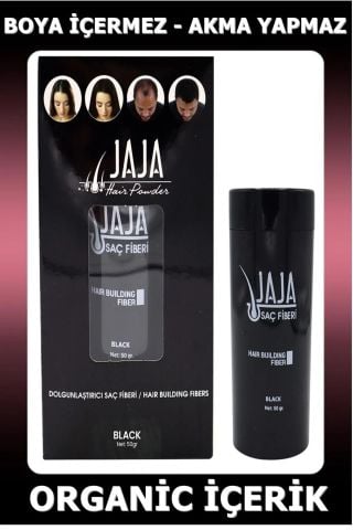 Jaja Topik Dolgunlaştırıcı Siyah Saç Fiberi 50 Gr Black