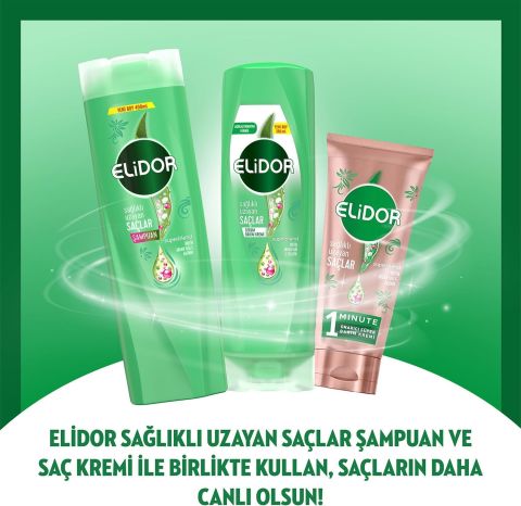 Elidor Superblend Sağlıklı Uzayan Saçlar Sıvı Saç Bakım Kremi Güçlendirici ve Besleyici Bakım 200 ml