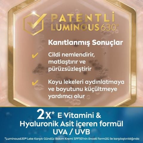 Nivea Luminous 630 Antispot SPF50 Gündüz Bakım Kremi 40 ml