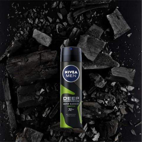 Nivea Men Deep Dimension Amazonia Erkek Deodorant Sprey 150 ml