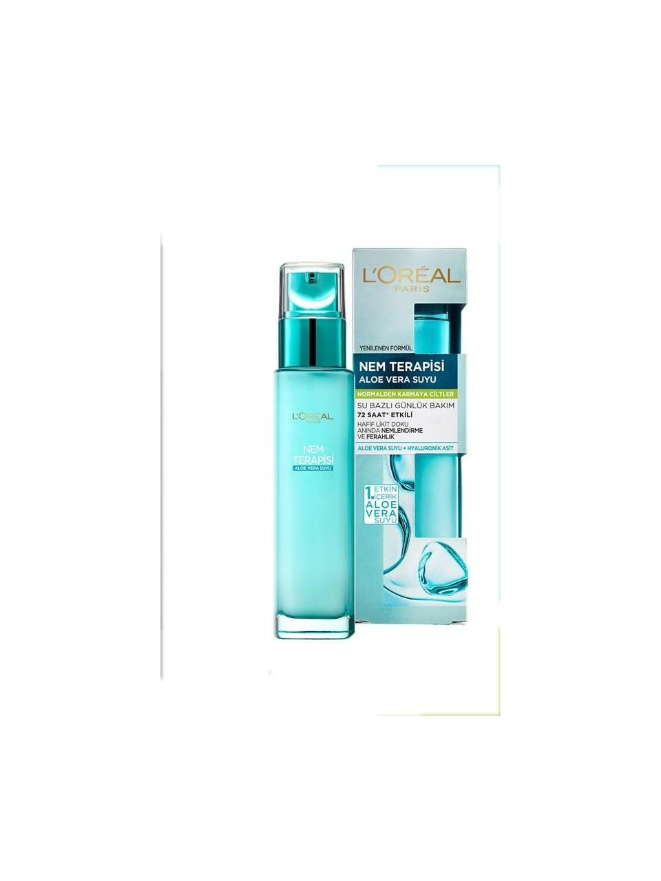 Loreal Paris Nem Terapisi Aloe Vera Suyu 70 ml - Normalden Karmaya Ciltler