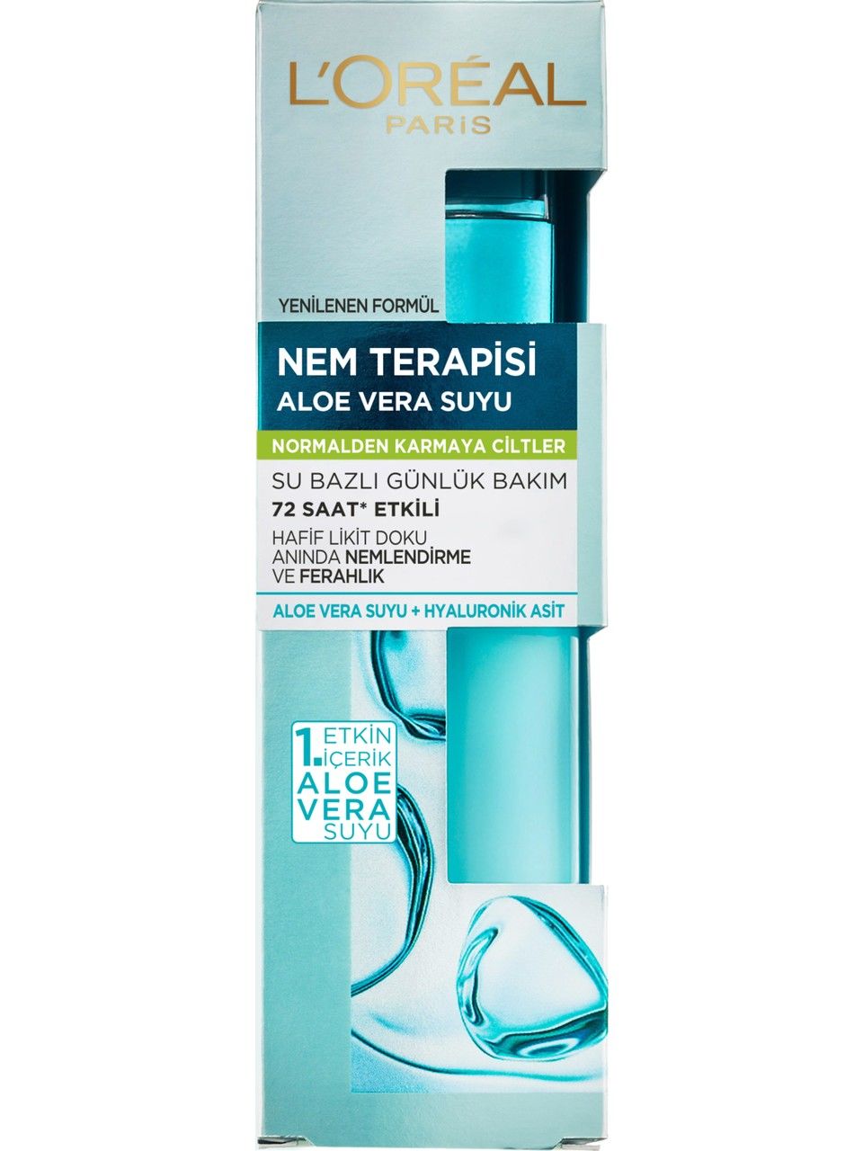 Loreal Paris Nem Terapisi Aloe Vera Suyu 70 ml - Normalden Karmaya Ciltler