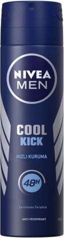 NIVEA Men Erkek Sprey Deodorant Cool Kick 150mL