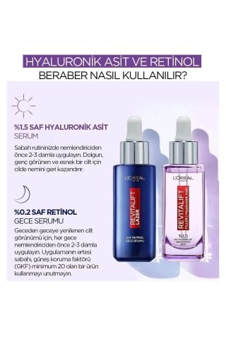Loreal Paris Revitalift Filler %1.5 Saf Hyaluronik Asit Kırışıklık Karşıtı Serum 30 ML