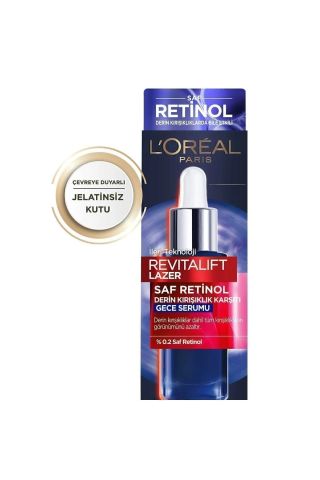 Loreal Paris Revitalift Lazer %0.2 Saf Retinol Gece Serumu 30 ml