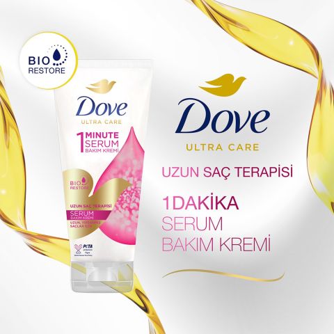 Dove 1 Minute Serum Saç Bakım Kremi Uzun Saç Terapisi 170 ml