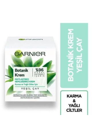 Garnier Botanik Matlastırıcı Antioksidan Nemlendirici Krem Yeşil Çay