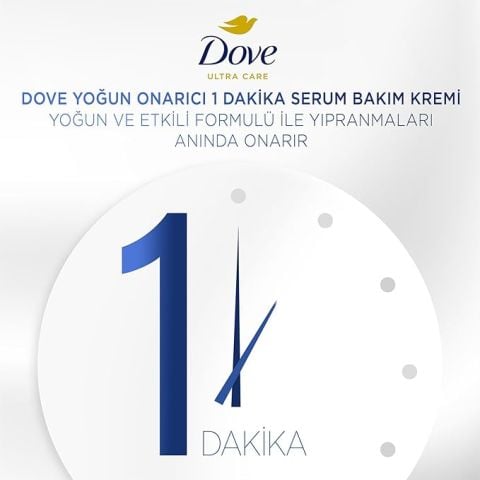 Dove 1 Minute Yoğun Onarıcı Serum Saç Bakım Kremi 170 ml