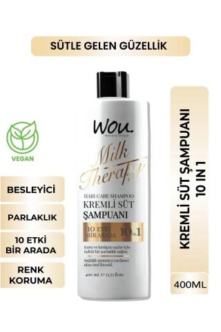 Wou World of Unique Milk Therapy Şampuan 400 ML