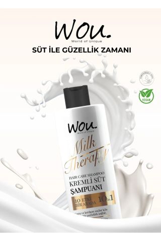 Wou World of Unique Milk Therapy Şampuan 400 ML