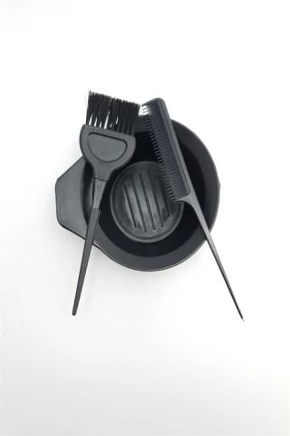 Point Boya Tası+Fırça+Tarak 3Lü Set