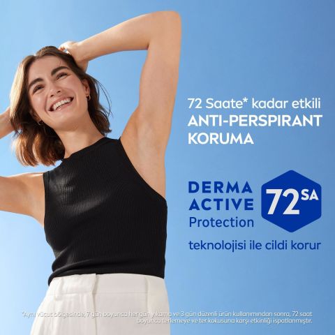 NIVEA Black&White Clear Kadın Sprey Deodorant  72 Saat Anti-perspirant 150ml