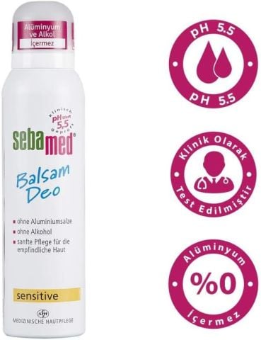 Sebamed Sensitive Balsam Aeresol Deodorant Sprey 150 ml