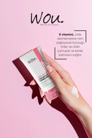 Wou Pink Touch Ton Eşitleyici ve Aydınlatıcı Yüksek Koruma Etkili SPF50+ Güneş Kremi 50ml Tüm Ciltler İçin