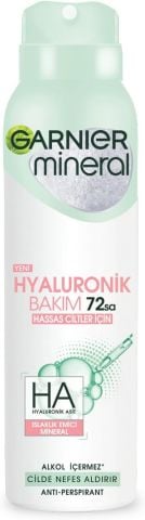 Garnier Mineral Hyaluronik Bakım Sprey Deodorant 150mL