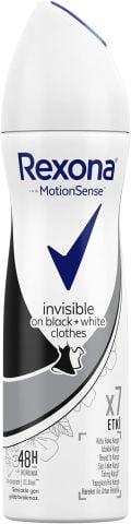 Rexona Invisible Black White Anti-Perspirant Kadın Sprey Deodorant 150ml
