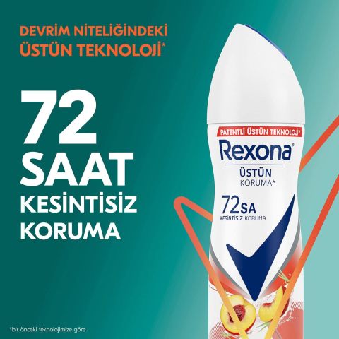 Rexona Şeftali & Limon Otu Kadın Sprey Deodorant 150 ML