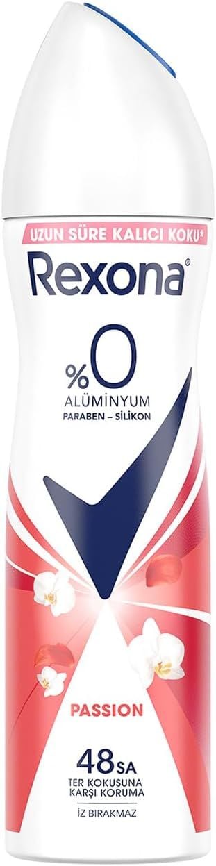 Rexona Passion Kadın Sprey Deodorant %0 Alüminyum 48 Saat Koruma 150ml