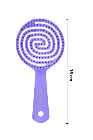 Keops Üç Boyutlu Oval Saç Fırçası 3d Lolipop Tarak