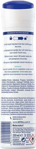NIVEA Dry Fresh Kadın Sprey Deodorant 150ml
