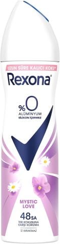 Rexona Mystic Love Kadın Sprey Deodorant %0 Alüminyum 48 Saat Koruma 150ml