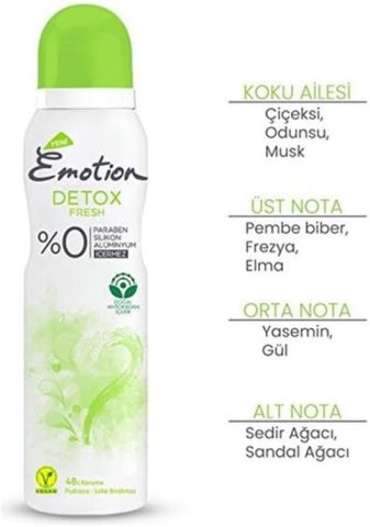 Emotion DEODORANT 150ML DETOX FRESH
