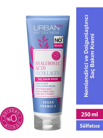 Urban Care Saç Kremi Hyaluronic Acid & Collagen 250 ml