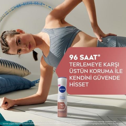 NIVEA Derma Control Clinical Kadın Sprey Deodorant 150mL