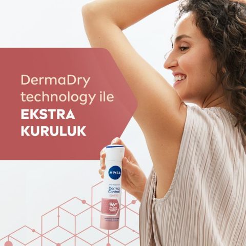 NIVEA Derma Control Clinical Kadın Sprey Deodorant 150mL