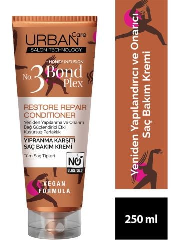 Urban Care Honey Infusion Bond Plex Yıpranma Karşıtı Saç Bakım Kremi 250 ml