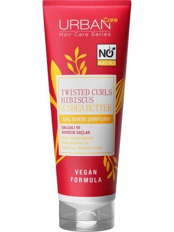 Urban Care Hibiscus ve Shea Yağı İçeren Bukle Belirginleştirici Saç Bakım Şampuanı 250 ml