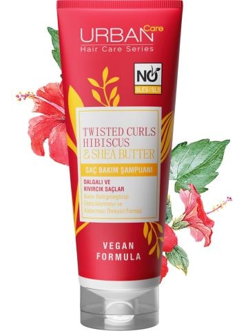 Urban Care Hibiscus ve Shea Yağı İçeren Bukle Belirginleştirici Saç Bakım Şampuanı 250 ml