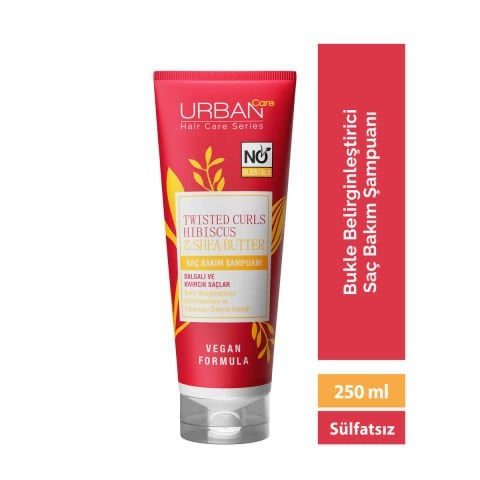 Urban Care Hibiscus ve Shea Yağı İçeren Bukle Belirginleştirici Saç Bakım Şampuanı 250 ml