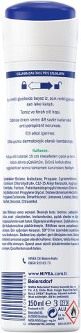 NIVEA Black&White Invisible Fresh Kadın Sprey Deodorant 150ml