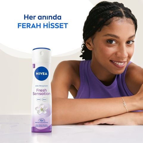 NIVEA Fresh Sensation Kadın Sprey Deodorant 150ml