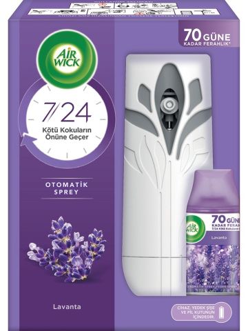 Air Wick Freshmatik Otomatik Oda Kokusu Sprey Makinesi + Yedek Sprey Lavanta 250 ml