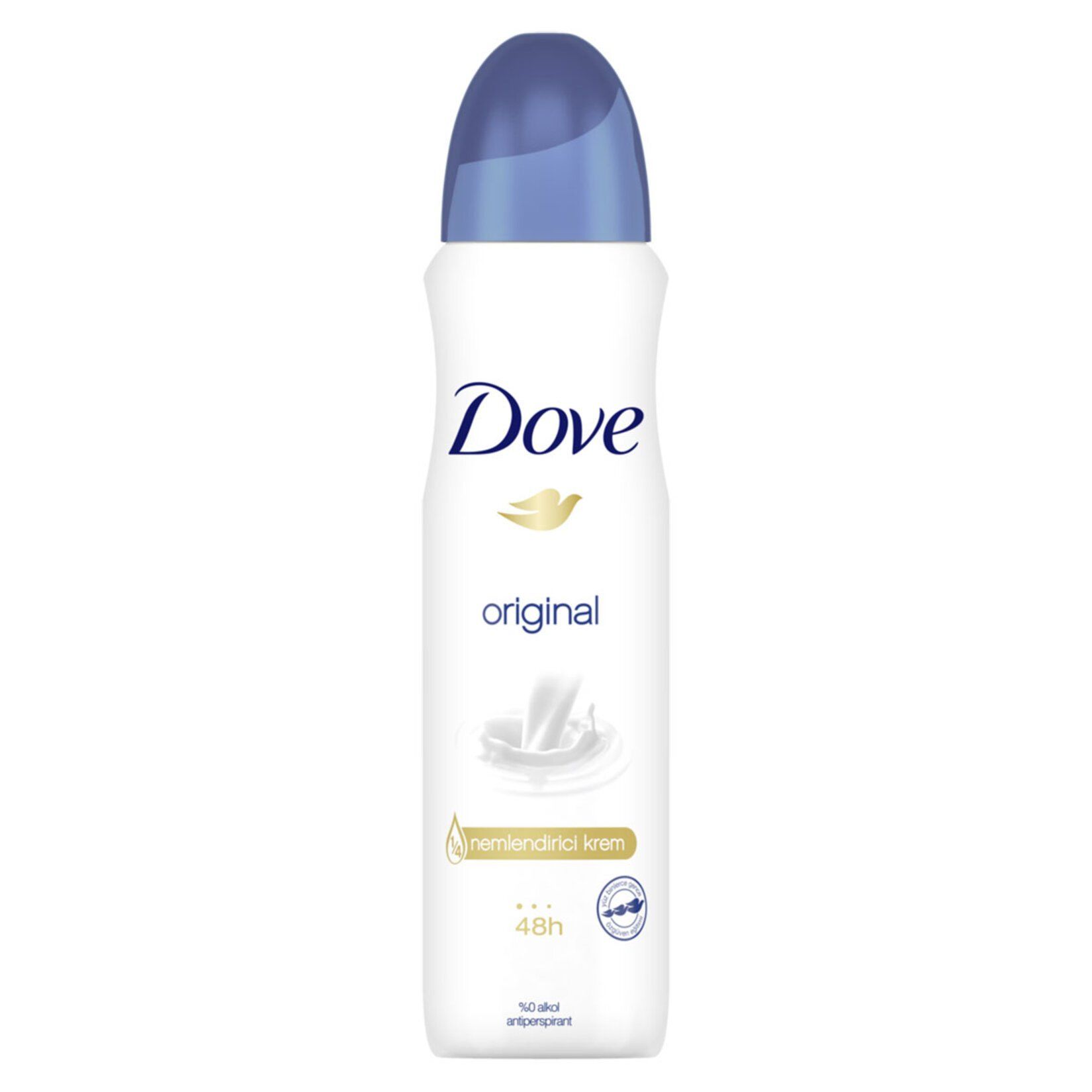 Dove Original Kadın Sprey Deodorant 1/4 Nemlendirici Krem 150 Ml