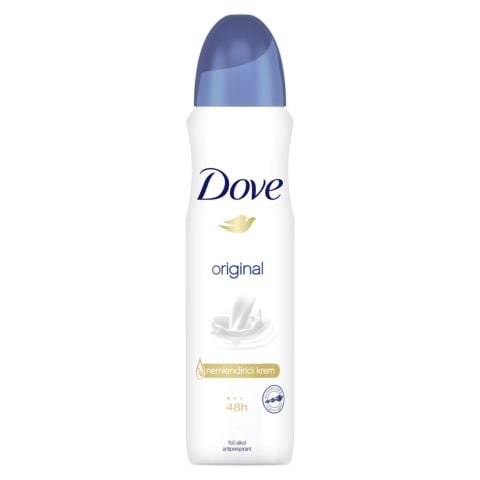 Dove Original Kadın Sprey Deodorant 1/4 Nemlendirici Krem 150 Ml