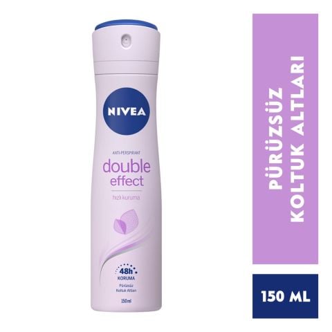 Nivea Double Effect Mor Düşler Kadın Sprey Deodorant 150 Ml