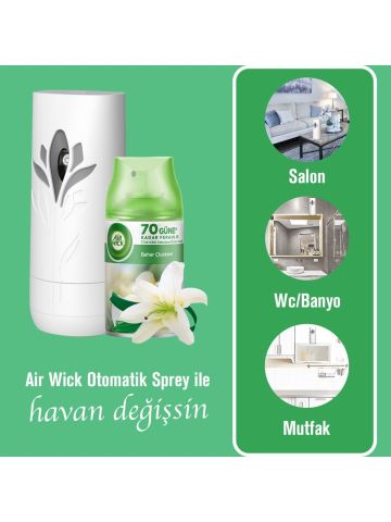 Air Wick Freshmatik Otomatik Oda Kokusu Sprey Makinesi + Yedek Sprey Bahar Çiçekleri 250 ml