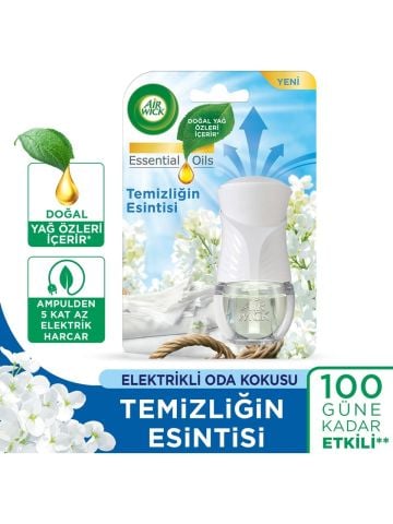 Air Wick Elektrikli Oda Kokusu Cihaz Yedek Şişe Temizliğin Esintisi