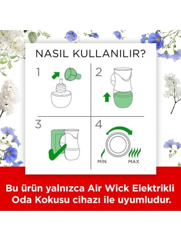 Air Wick Elektrikli Oda Kokusu Cihaz Yedek Şişe Temizliğin Esintisi