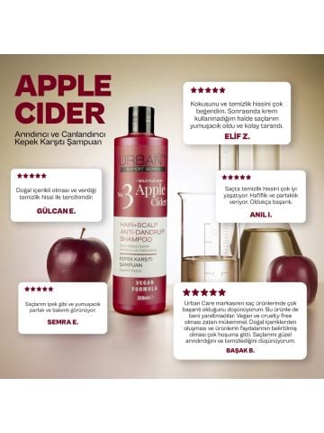 Urban Care No.3 Expert Apple Cider Kepek Karşıtı Şampuan 350 ml