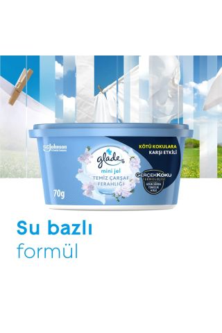 Glade Mini Jel Temiz Çarşaf Ferahlığı 70 gr