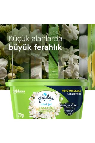 Glade Mini Jel Yasemin Ferahlığı 70 gr