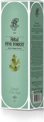 Rebul 250 Ml Kolonya Cam Şişe Pine Forest